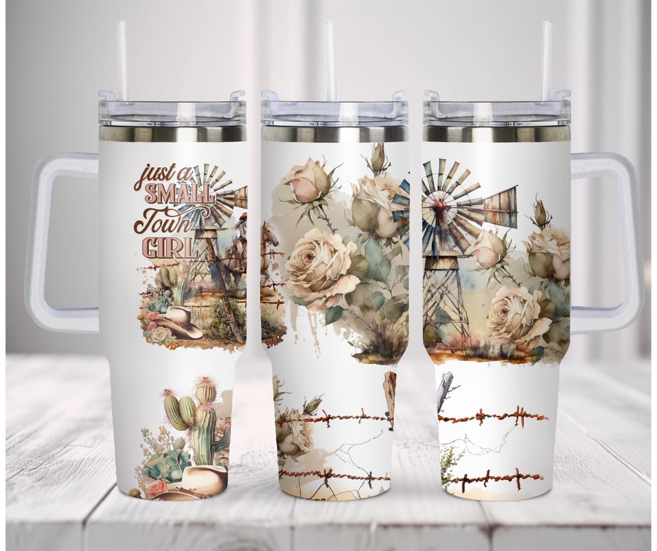 Small Town Girl 40 oz Tumbler — Craft Country by Norma