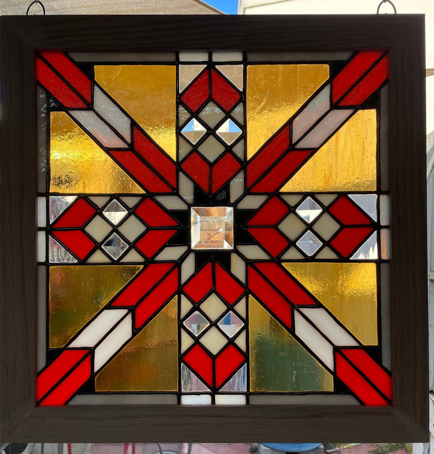 Stained Glass Mirror — Arcadian Stained Glass