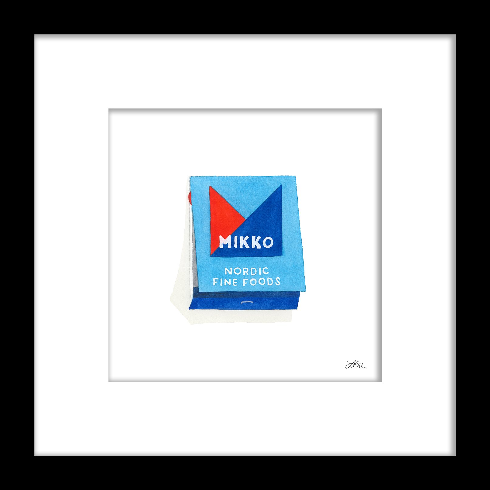 Mikko DMV matchbook art print