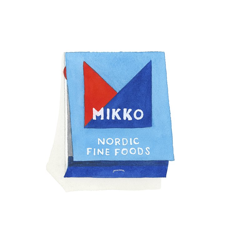 Mikko DMV matchbook art print