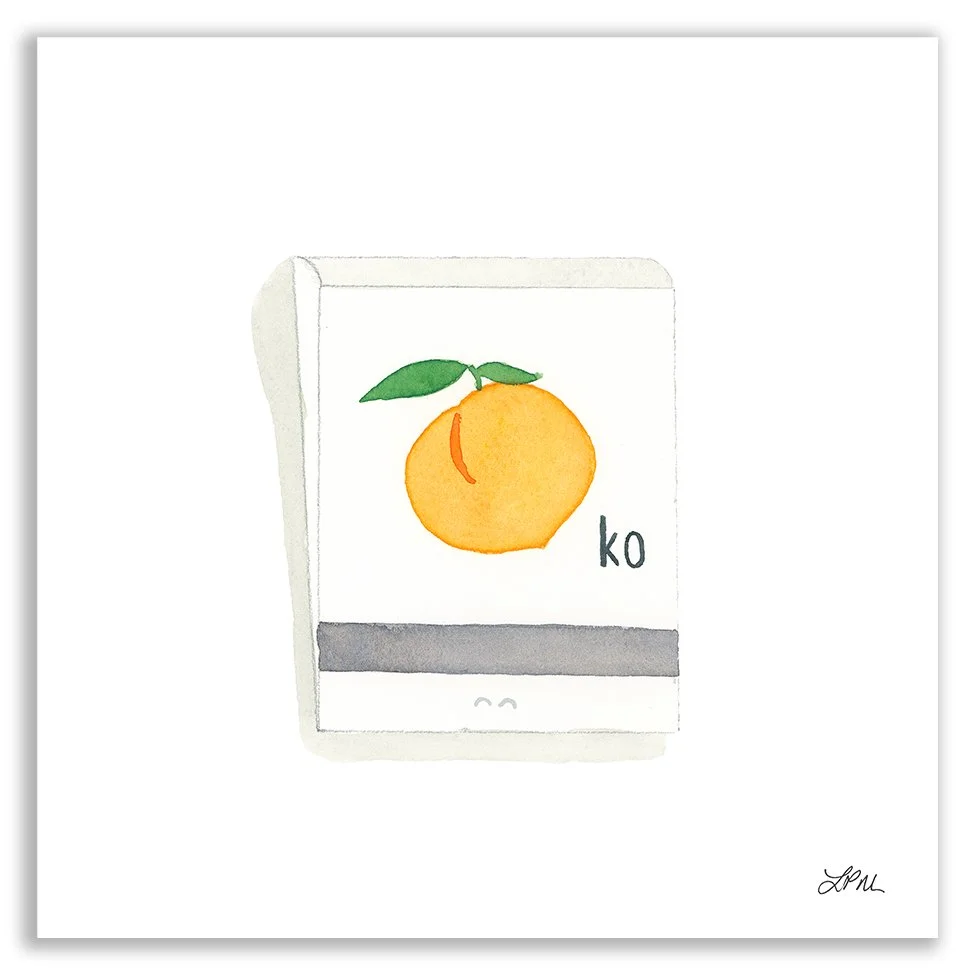 Momofuko Ko restaurant matchbook print