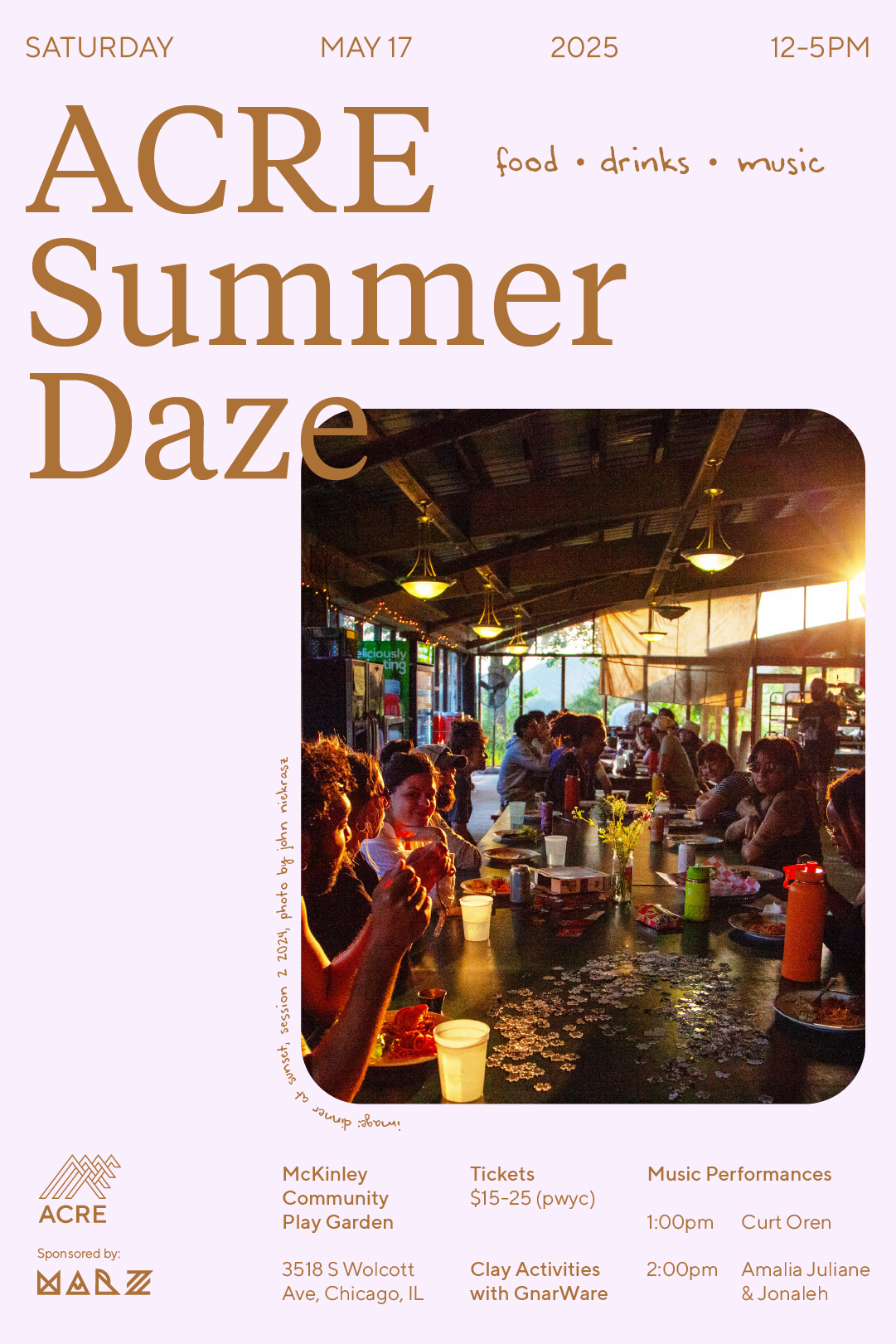 ACRE Summer Daze: Curt Oren/Chrissy Corazza, Amalia Juliane/Jonaleh