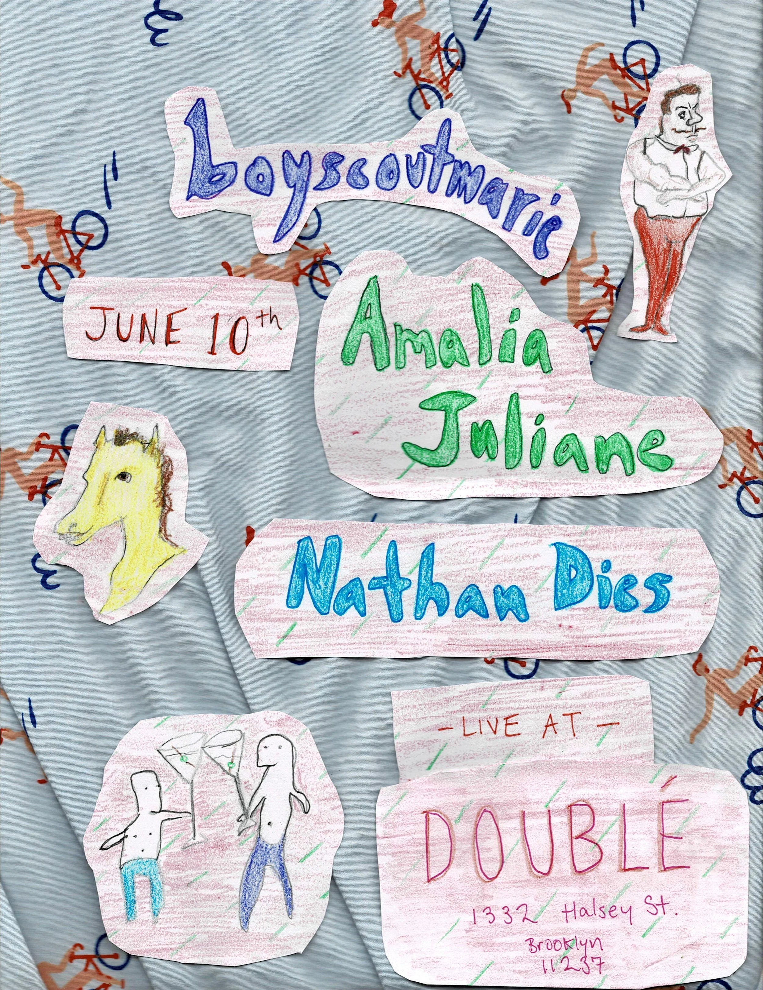 Boyscoutmarie, Amalia Juliane, Nathan Dies