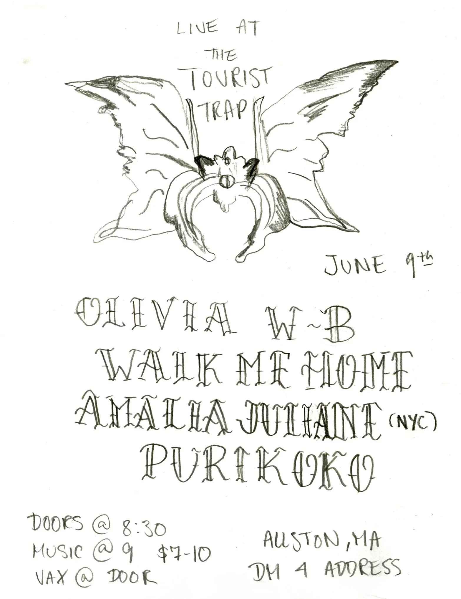 Olivia W-B, Walk Me Home, Amalia Juliane, Purikoko