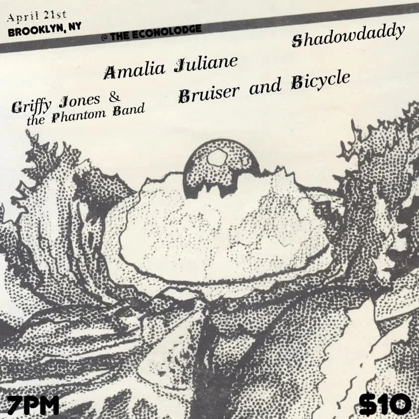 Griffy Jones & the Phantom Band, Amalia Juliane, Bruiser & Bicycle, Shadowdaddy