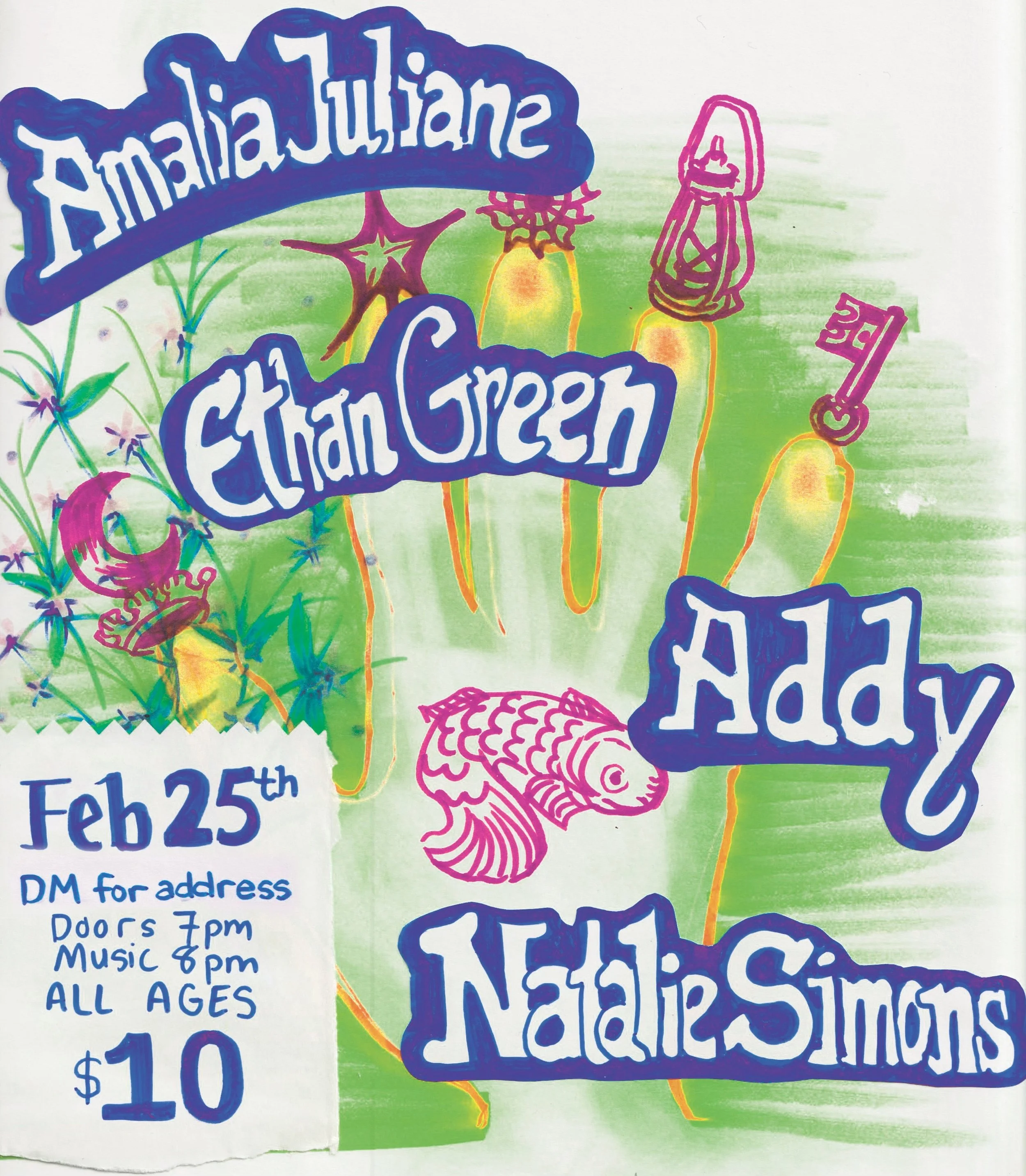 Amalia Juliane, Ethan Green, Addy, Natalie Simons