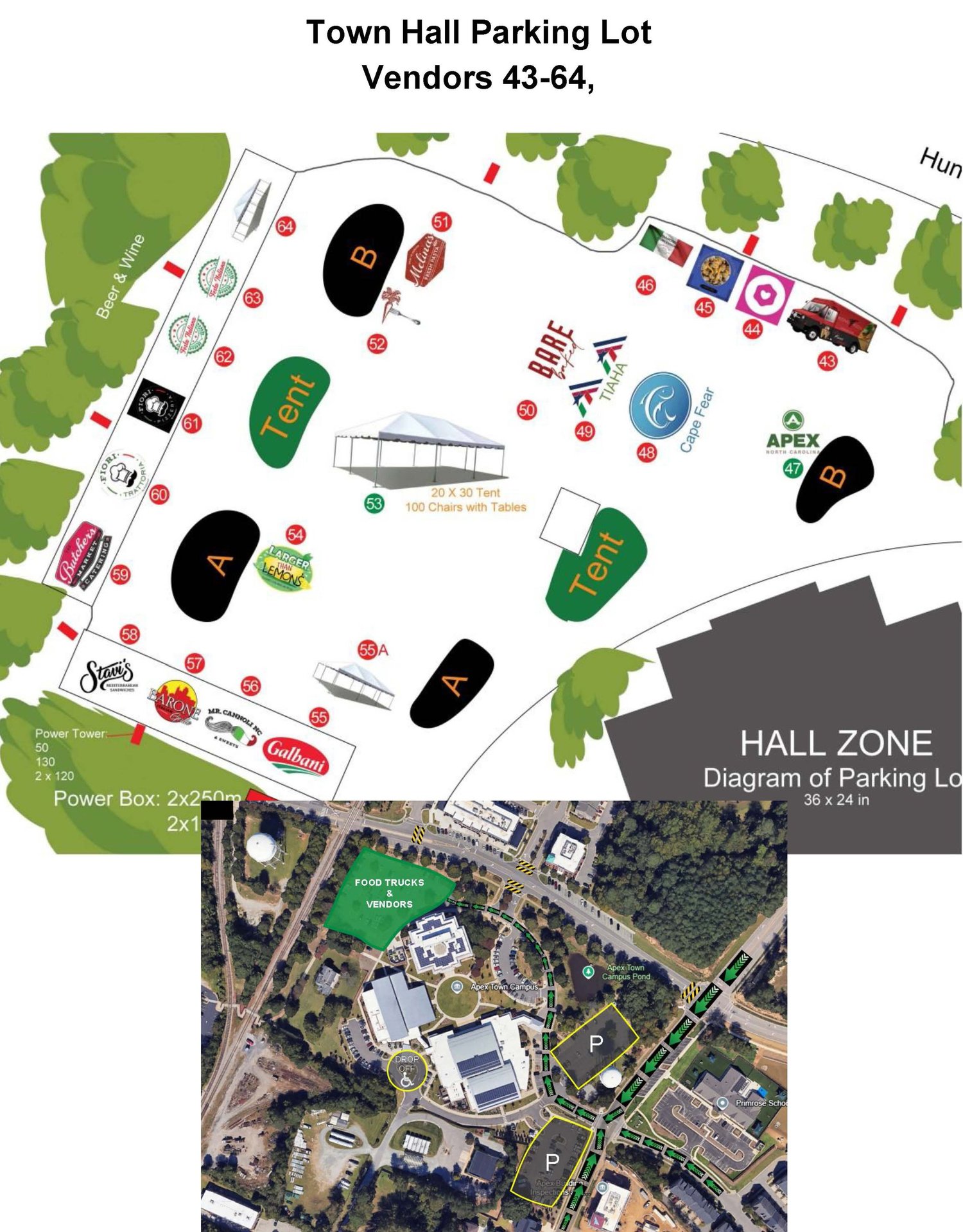 Town Hall Parking Lot Vendors — Festa Italiana NC