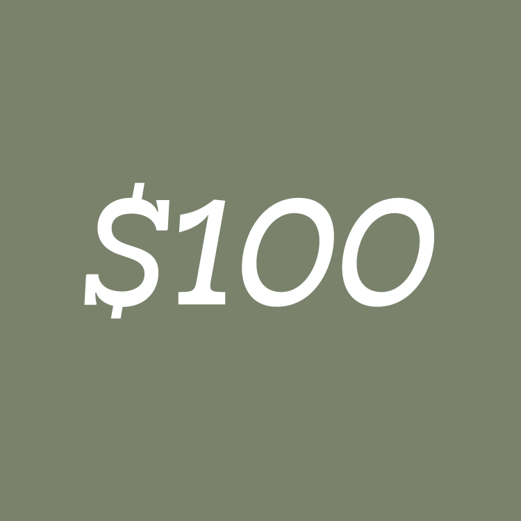 $100 Donation to Nate's Scholarship Fund