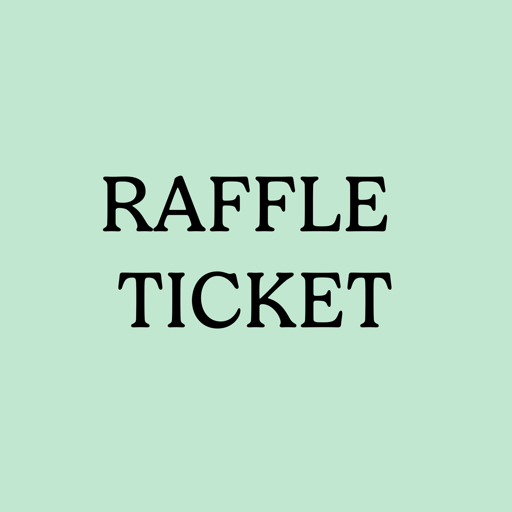 Raffle Ticket