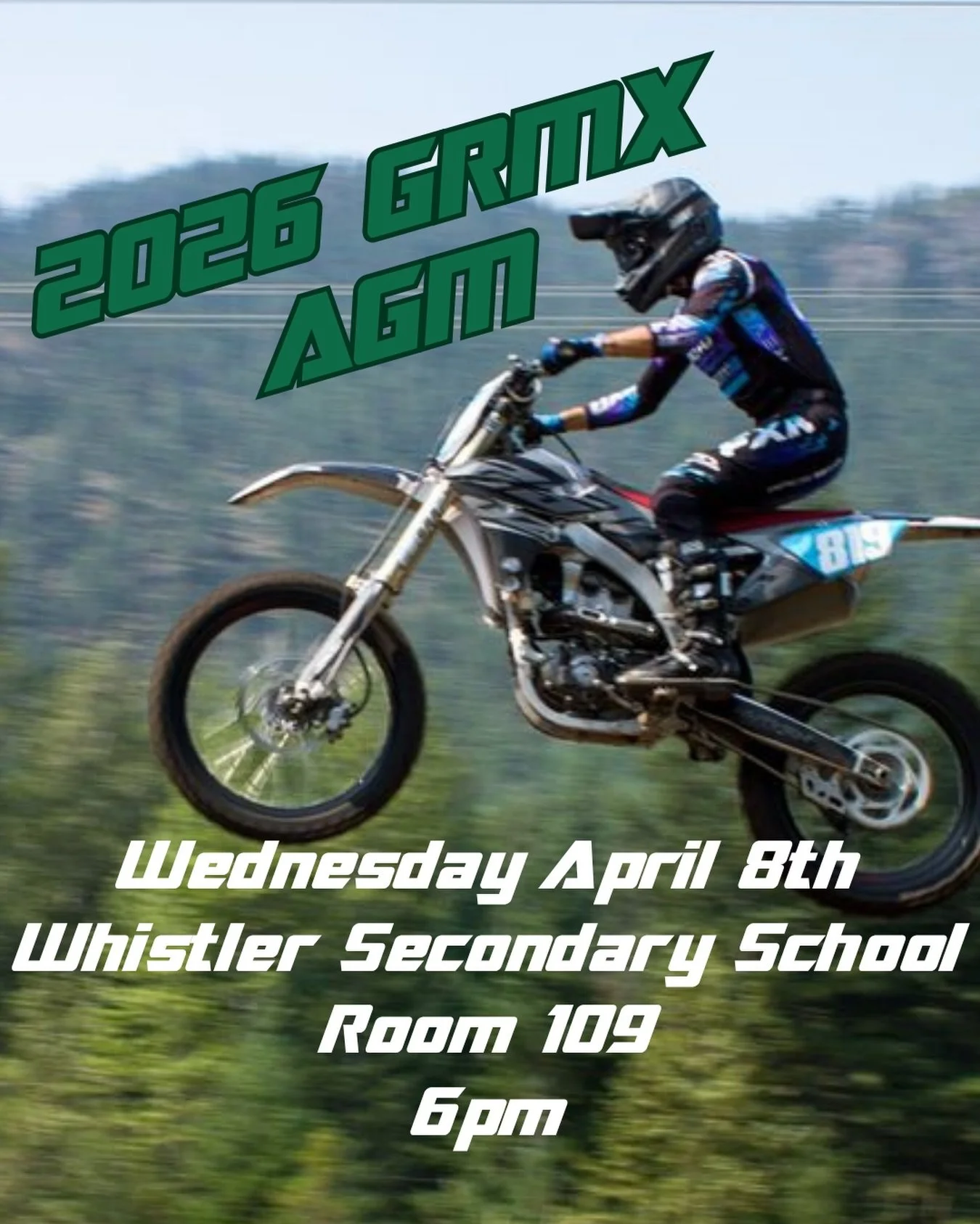It&rsquo;s that time of year. Come join us for our 2026 AGM. 
We&rsquo;ll chat our season plans and goals. We would love to get our moto community&rsquo;s input. 
If you can&rsquo;t make it and would like to share your ideas or thoughts please contac