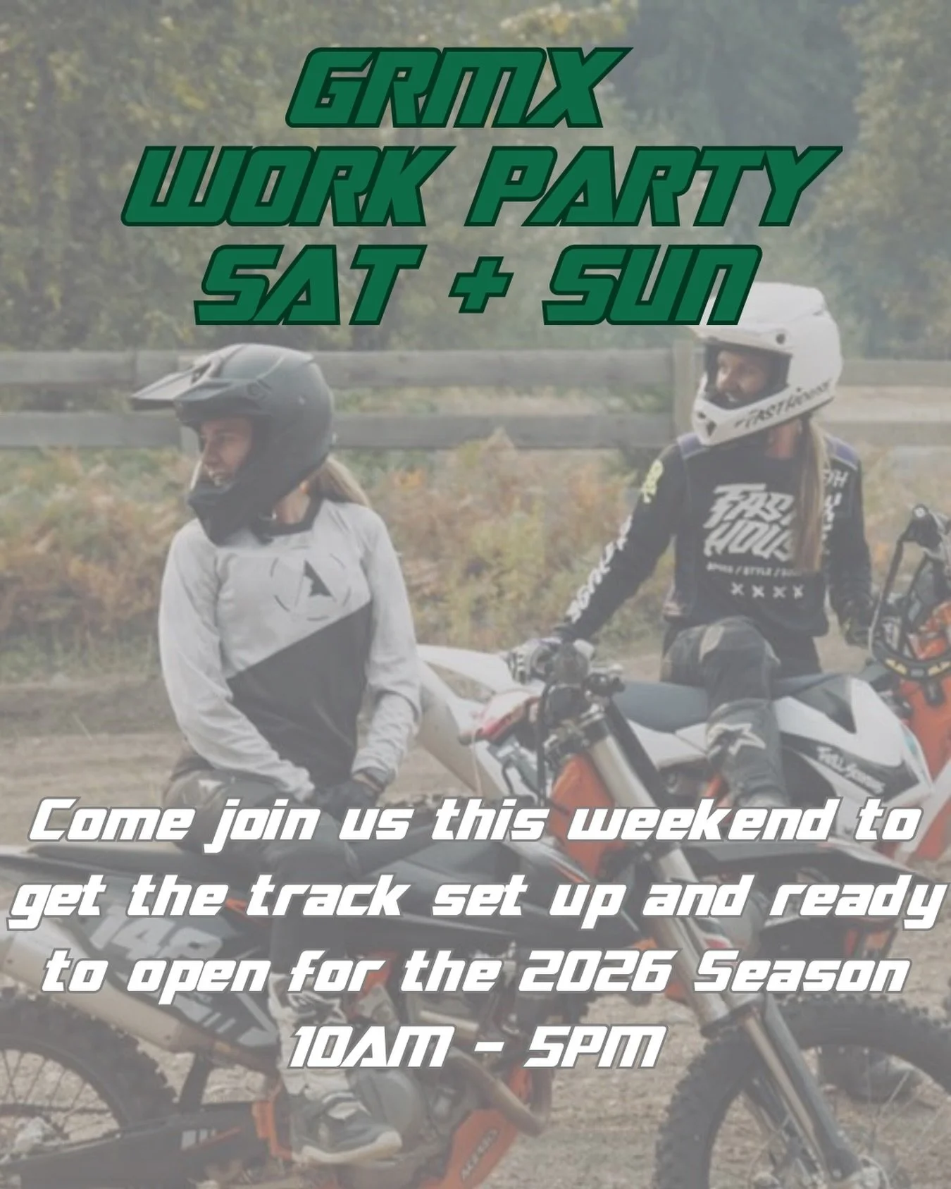 Let&rsquo;s gooo! Lots of jobs that need doing. If you have a spare hour or full day cone help us get set up this weekend the 11th and 12th