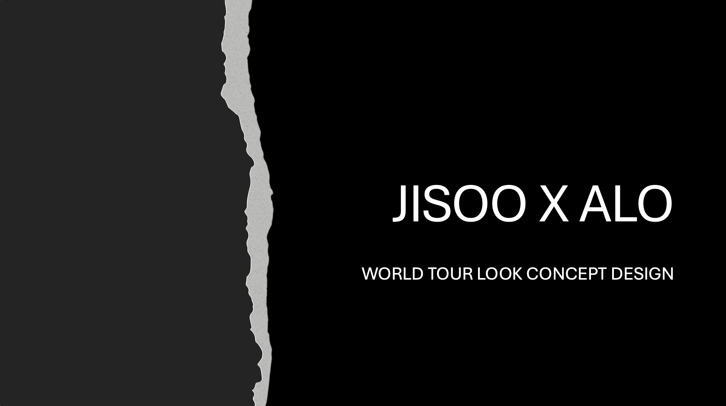ALO X JISOO WORLD TOUR PROJECT
