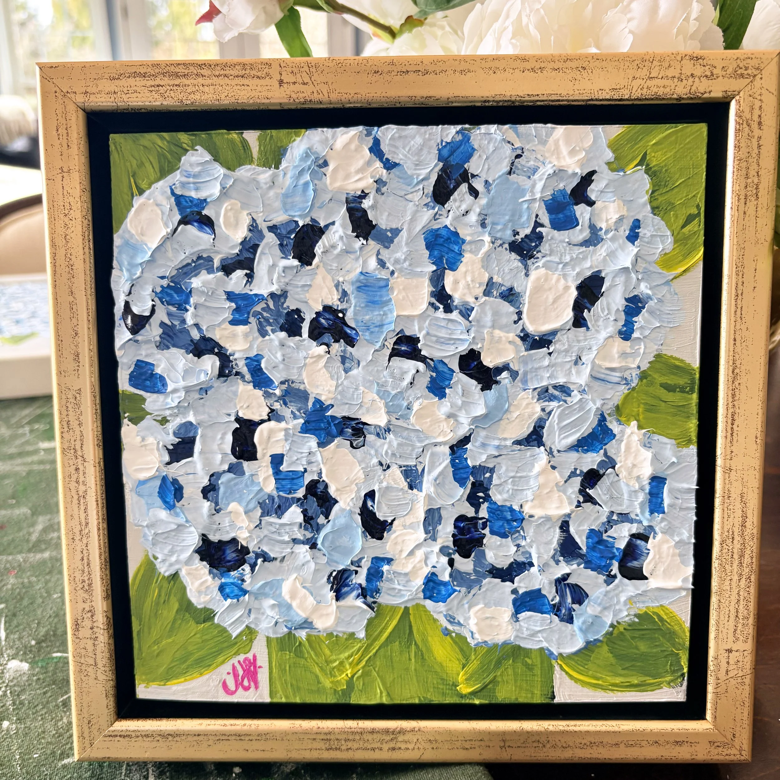 Endless Summer 1 mini - 10x10 in light gold frame