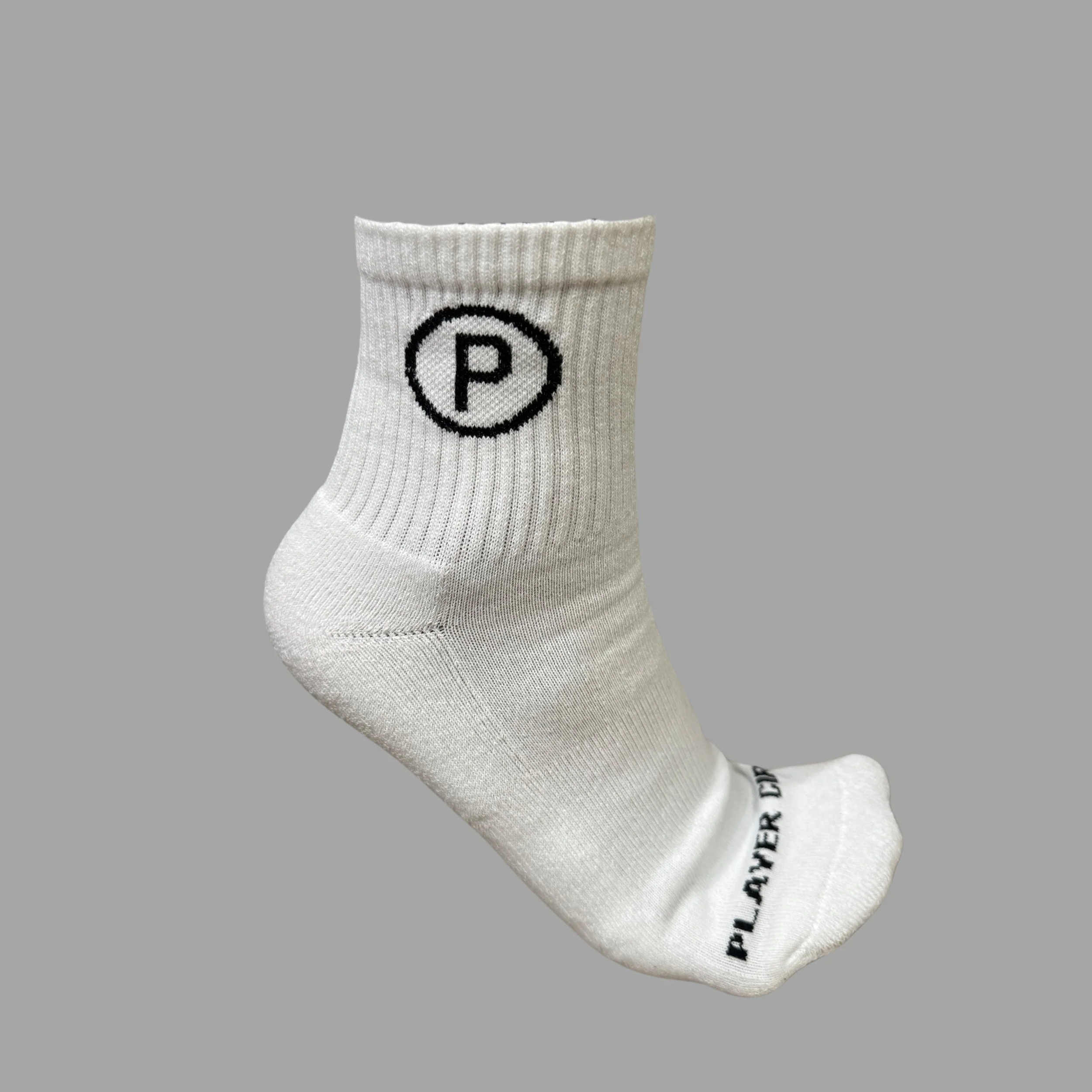 P Circle Vintage Sock  Ankle Length