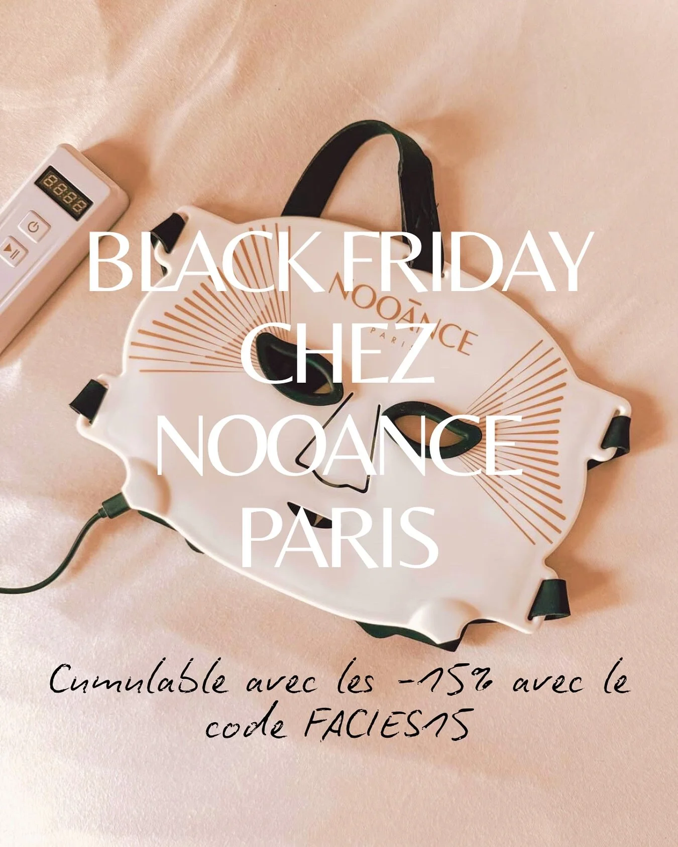 La lumi&egrave;re LED &agrave; la maison 💡
CODE PROMO (-15%) : FACIES15

🔆 POURQUOI je collabore avec @nooanceparis ? 
La marque Nooance se d&eacute;marque r&eacute;ellement. Elle est au plus proche de ce que proposent les professionnels en cabinet