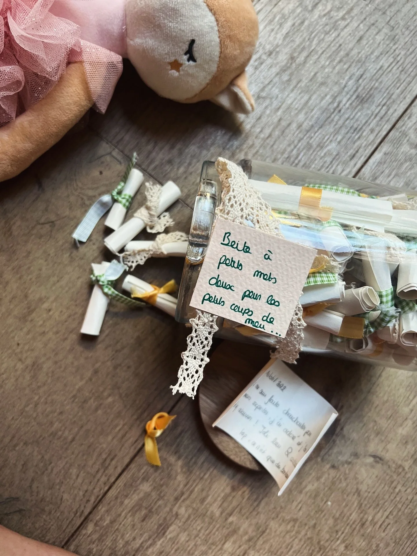 &Agrave; No&euml;l dernier, Olivia m&rsquo;a offert ce bocal &agrave; mots doux. Il est compos&eacute; de tr&egrave;s nombreux avis que vous m&rsquo;avez laiss&eacute; sur Planity, Google qu&rsquo;elle a pris le temps de noter &agrave; la main un &ag