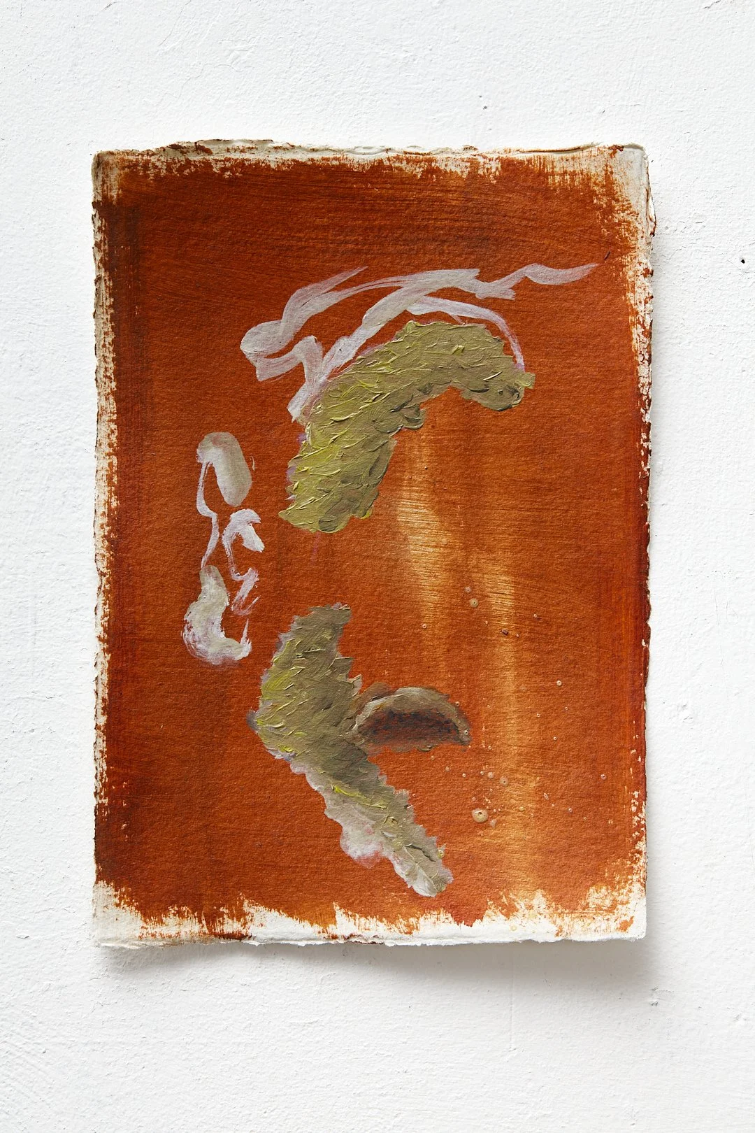 Talking Heads,
Acrylic and Oil,
A4 handmade recycled paper.
2025