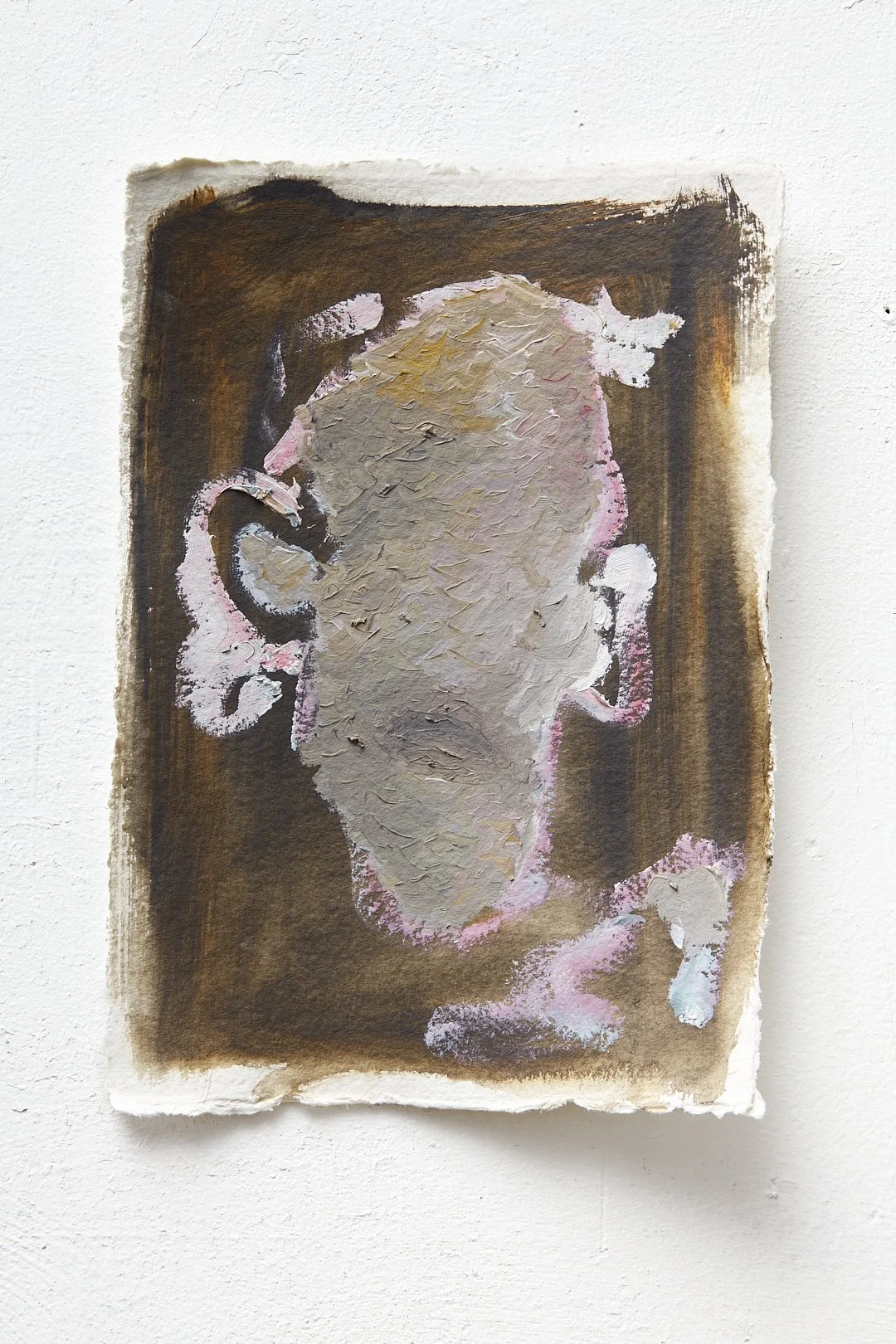 Talking Heads,
Acrylic and Oil,
A4 handmade recycled paper.
2025