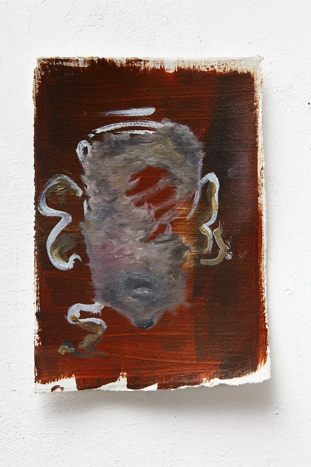 Talking Heads,
Acrylic and Oil,
A4 handmade recycled paper.
2025