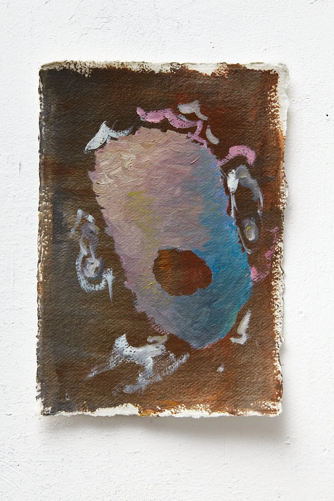 Talking Heads,
Acrylic and Oil,
A4 handmade recycled paper.
2025