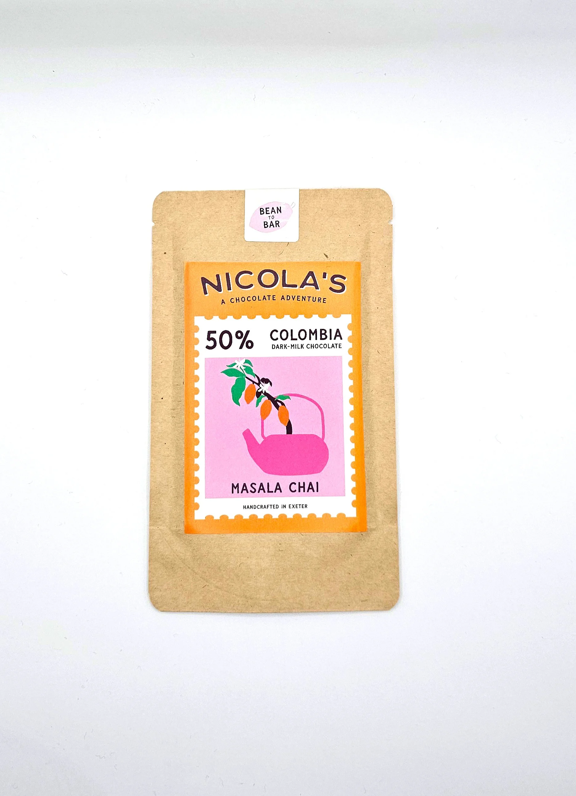 Nicola's Masala Chai 50% milk chocolate