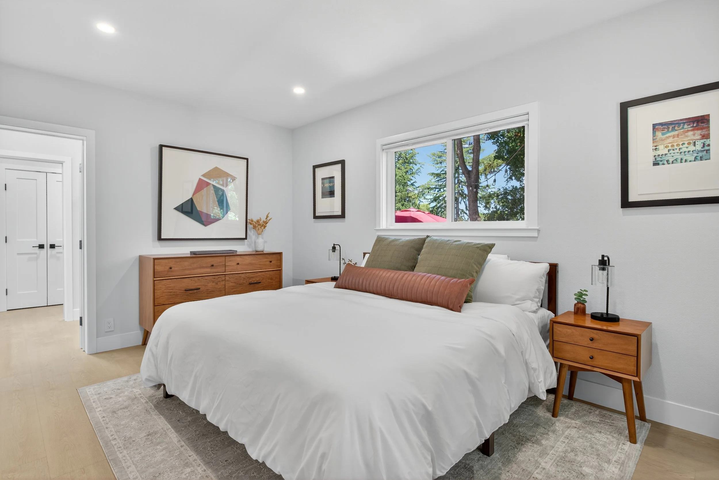 Another view of the ADU bedroom. Not pictured is a large semi-walk in closet.