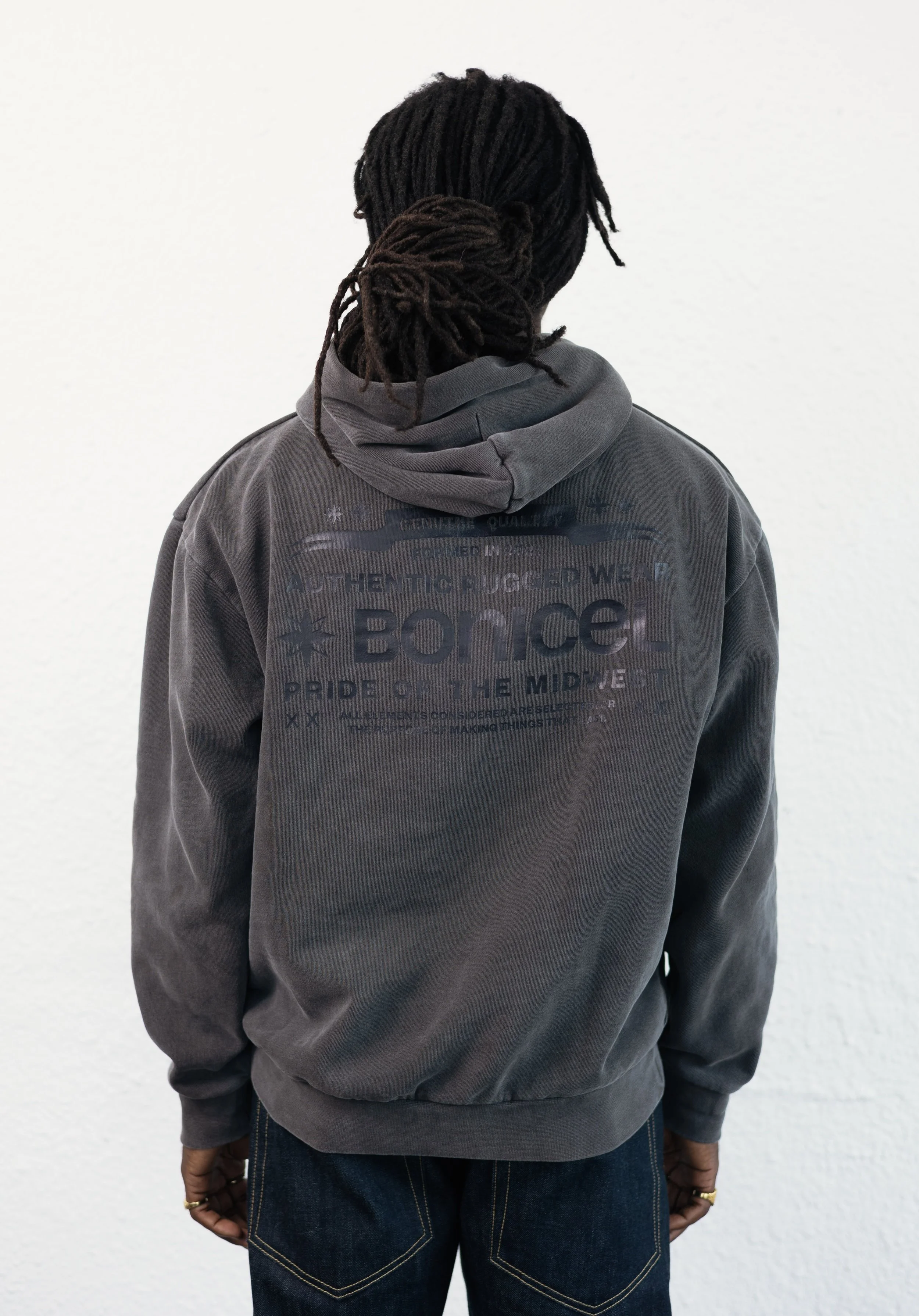 Midwest Pride Hoodie (Faded Charcoal)