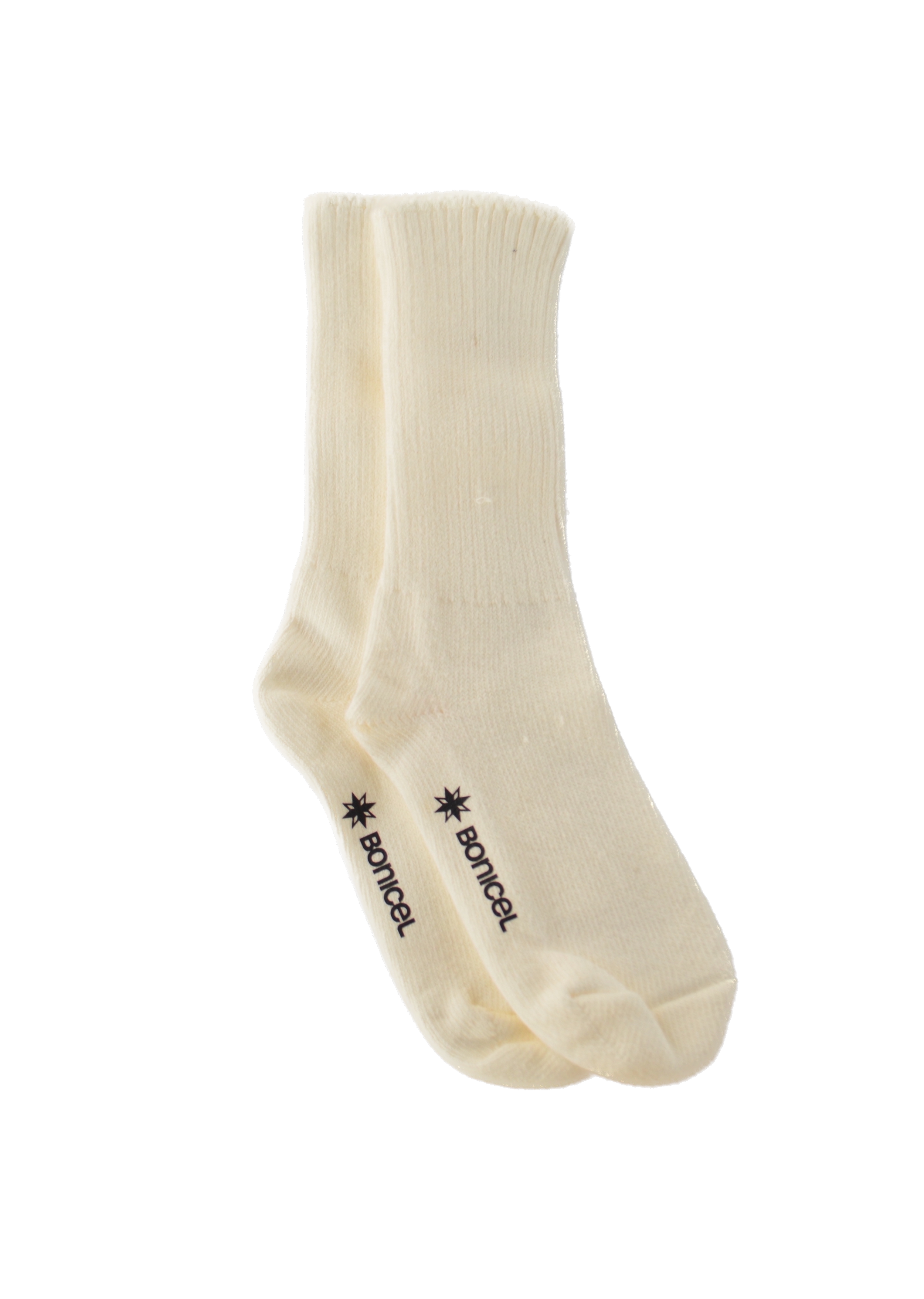 Organic Crew Socks (White)