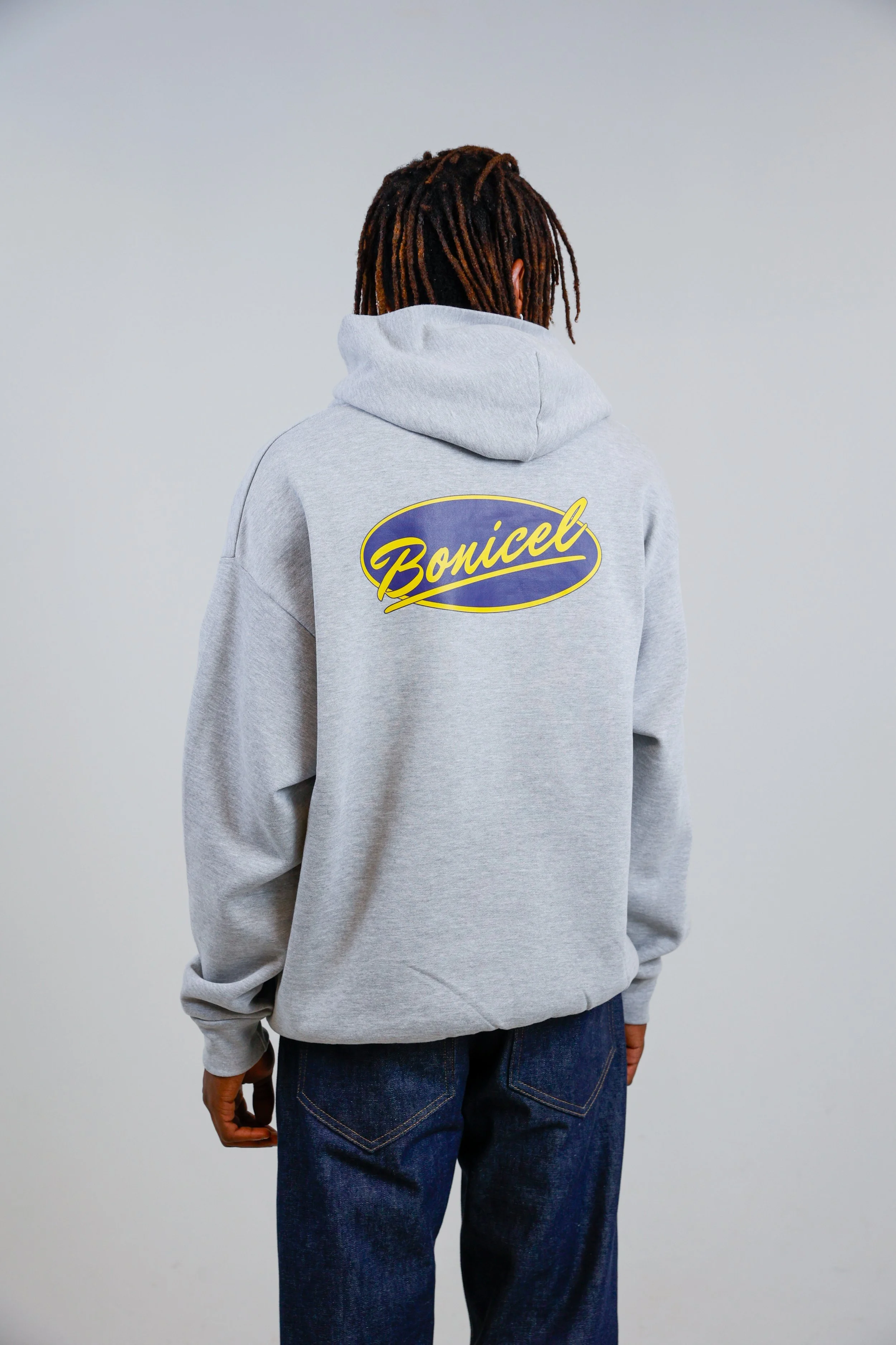 Script Hoodie (Heather Grey)