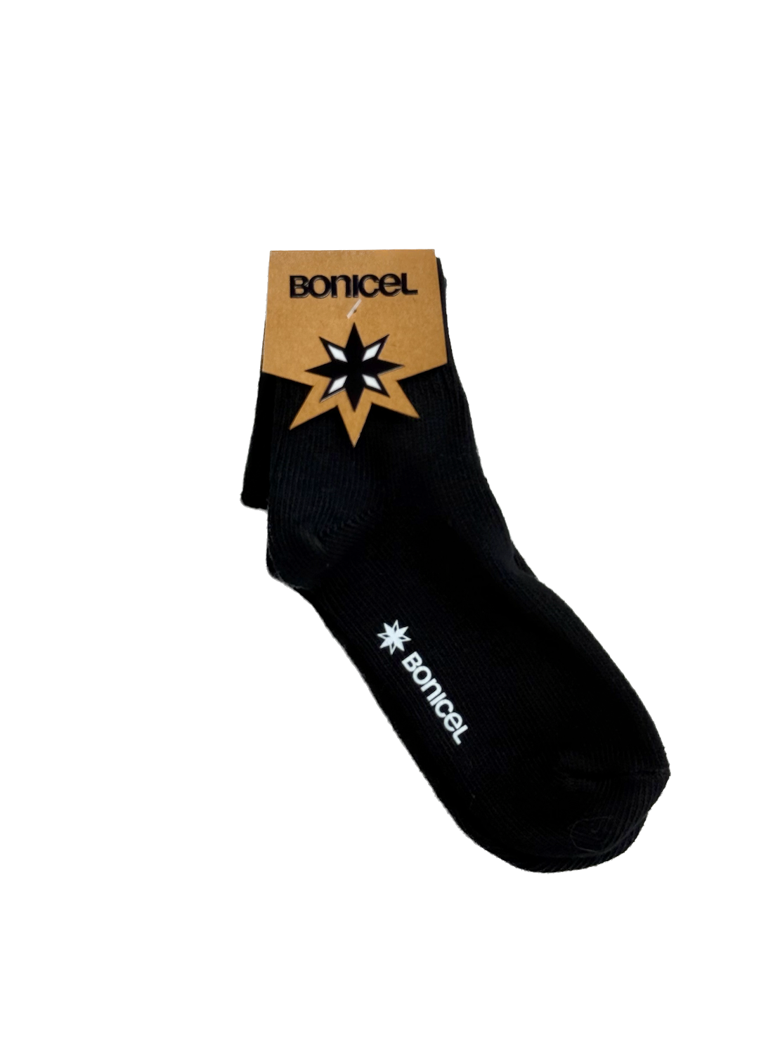 Organic Crew Socks (Black)