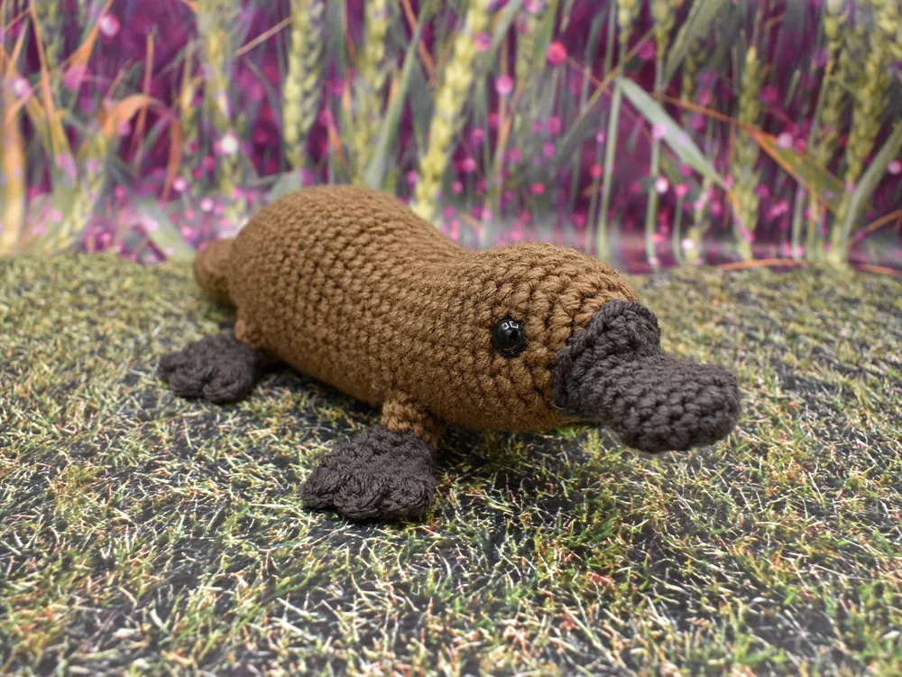 Platypus Crochet Plush (Made-to-Order) — Kendra's Crafty Crafts