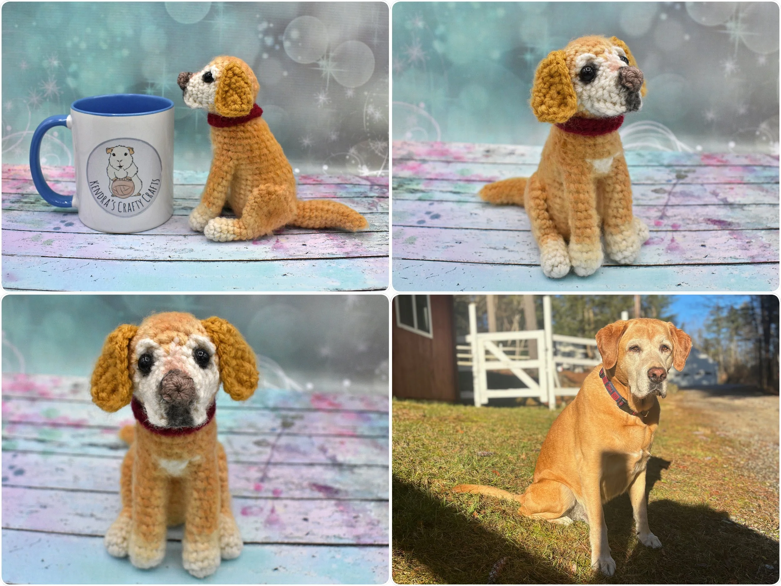 Basset Hound Crochet Plush — Kendra's Crafty Crafts