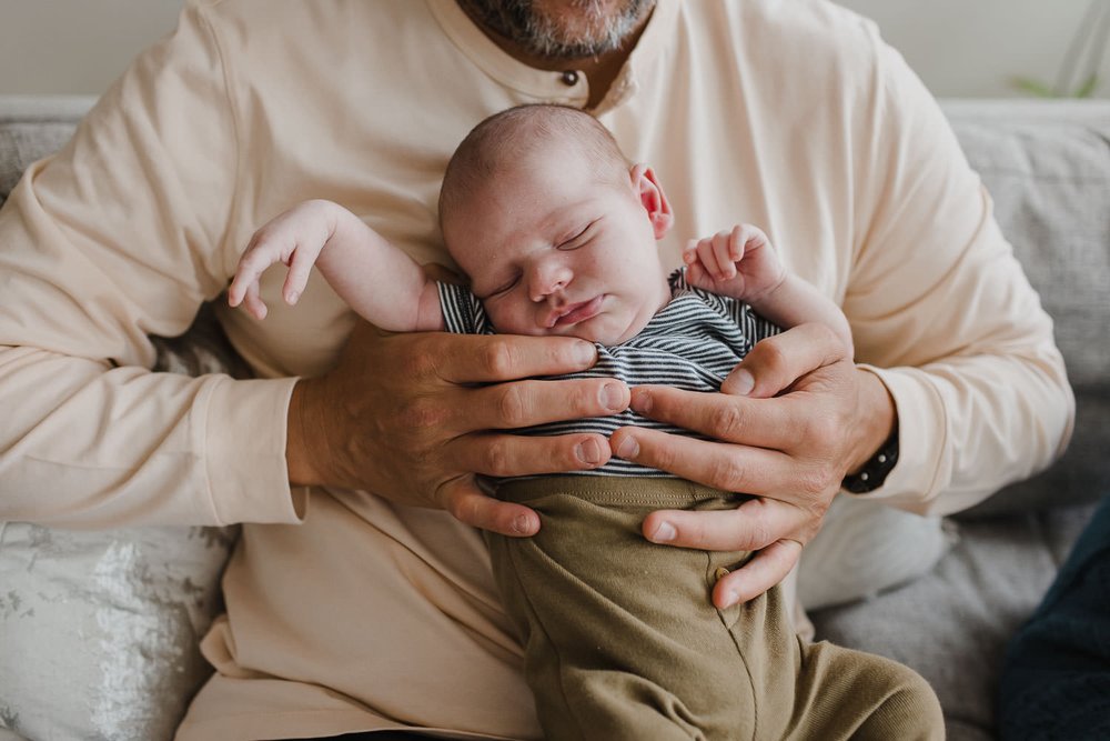 Monmouth County In-home family session with two young children