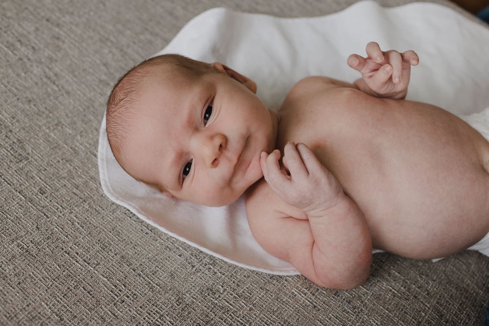 Lifestyle Newborn Photos at Home