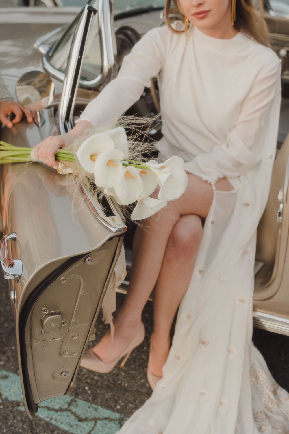 Cala Lillies Bridal Bouquet with Dainty Flowers