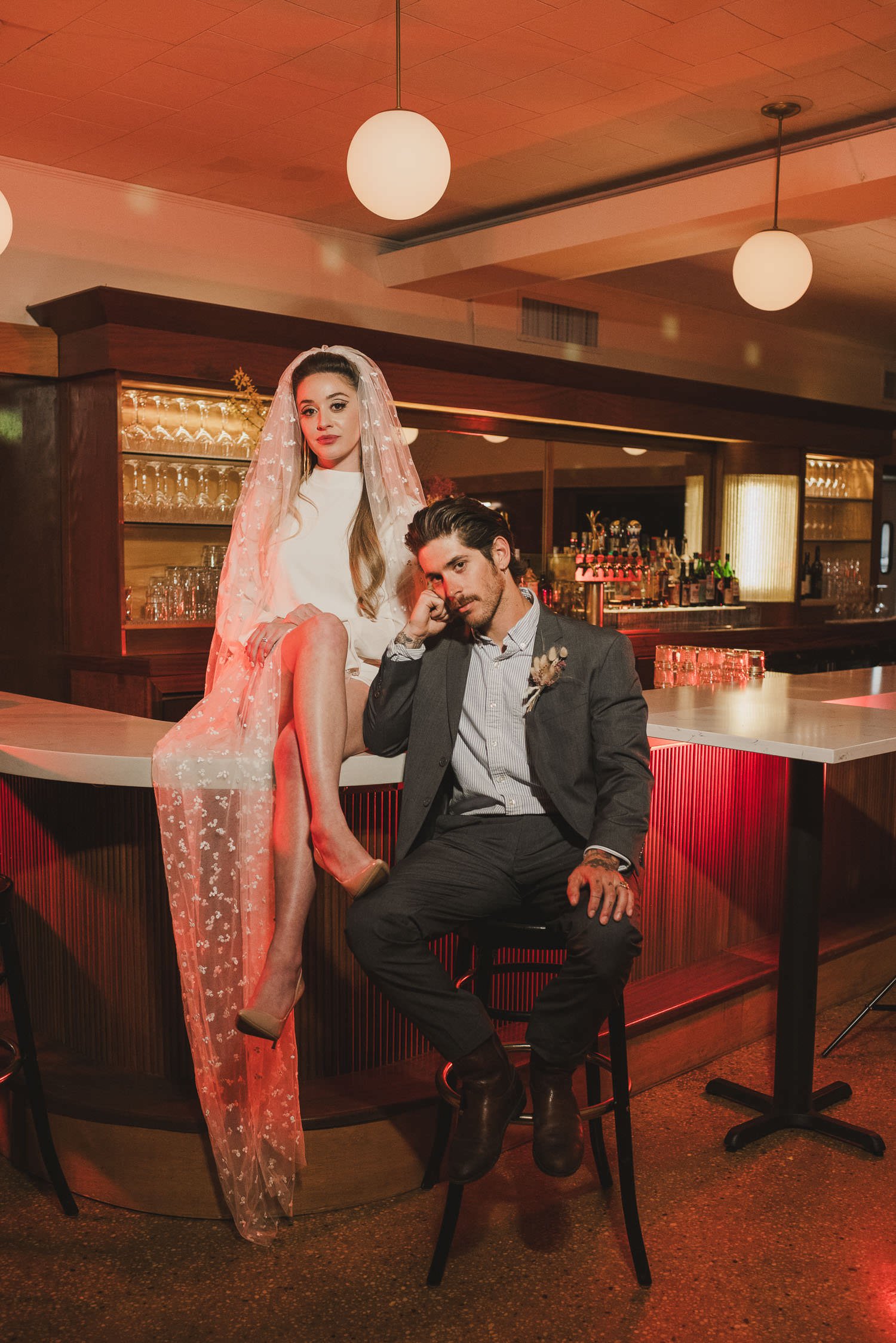 GoodFellas Inspired Wedding Editorial at Nettie's House of Spaghetti