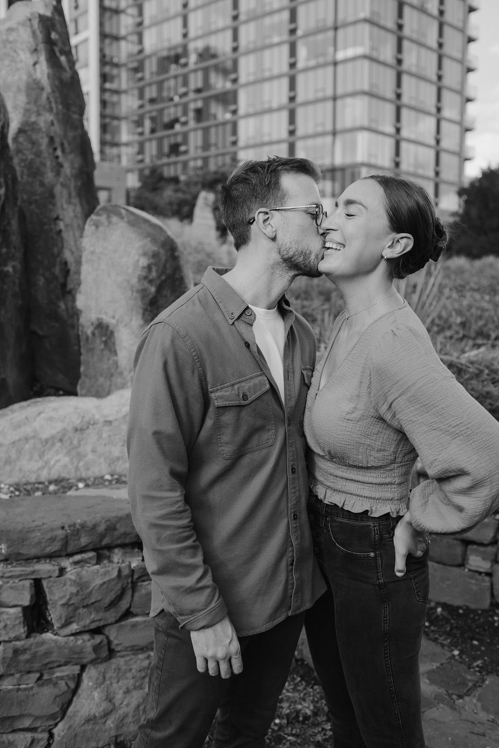 Engagement photos in Fairmount Philadelphia