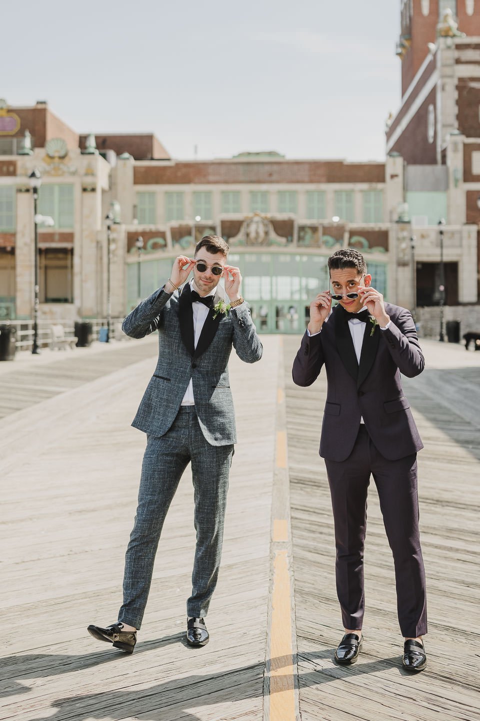 Two grooms wedding photos