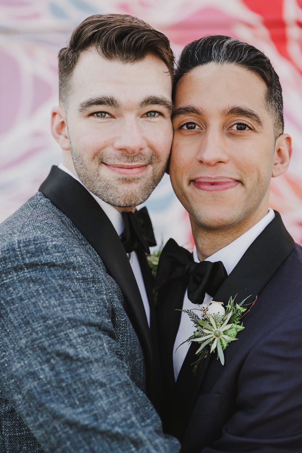 Two grooms wedding photos