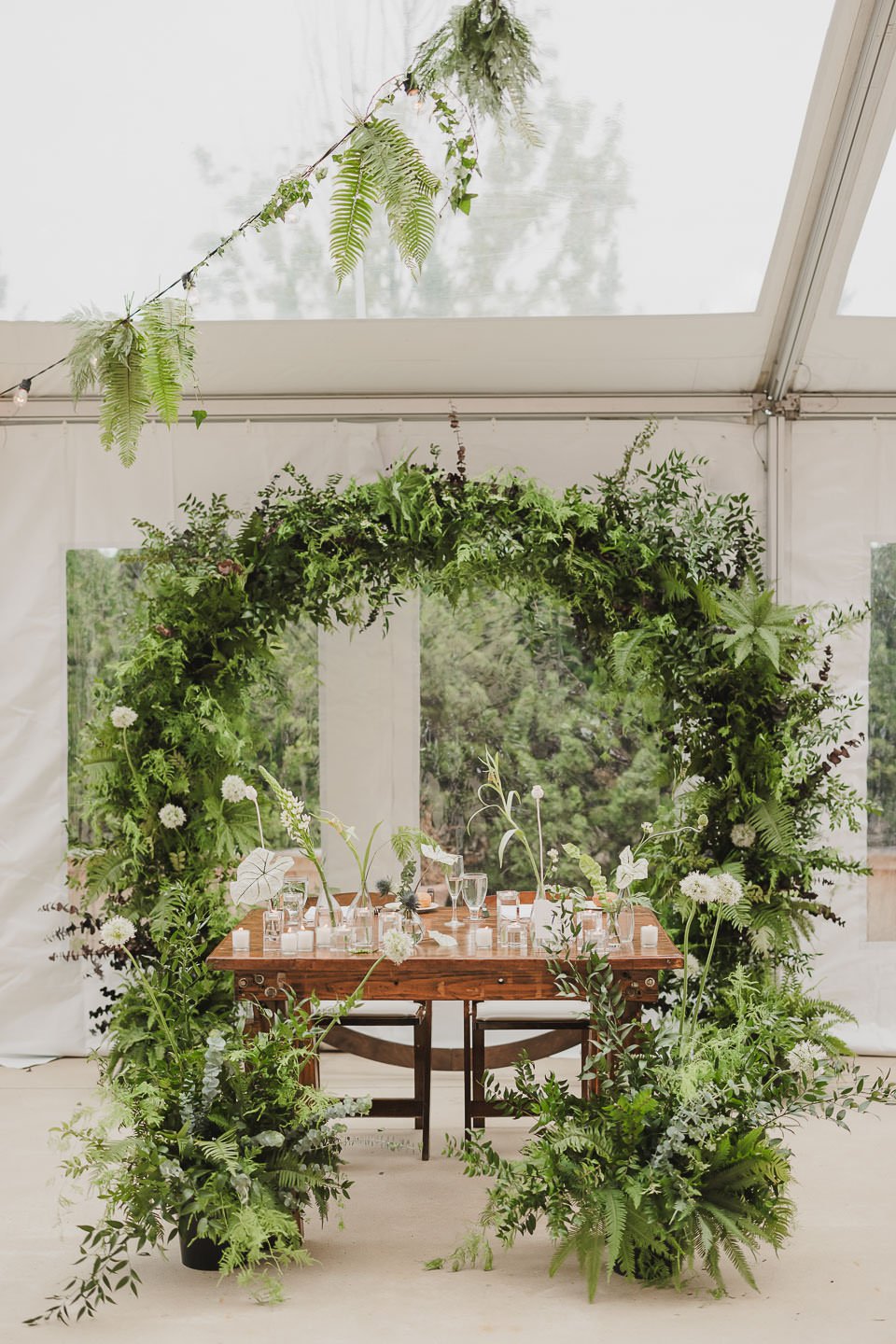 Wedding greenery