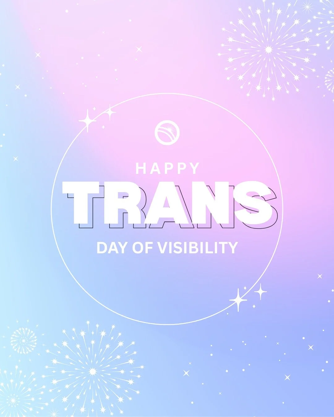Today, we celebrate the brilliance, resilience, and power of trans and gender-expansive people in our community ✨

Trans Day of Visibility is about more than being seen. It is about being protected, resourced, and free. It is about honoring joy while