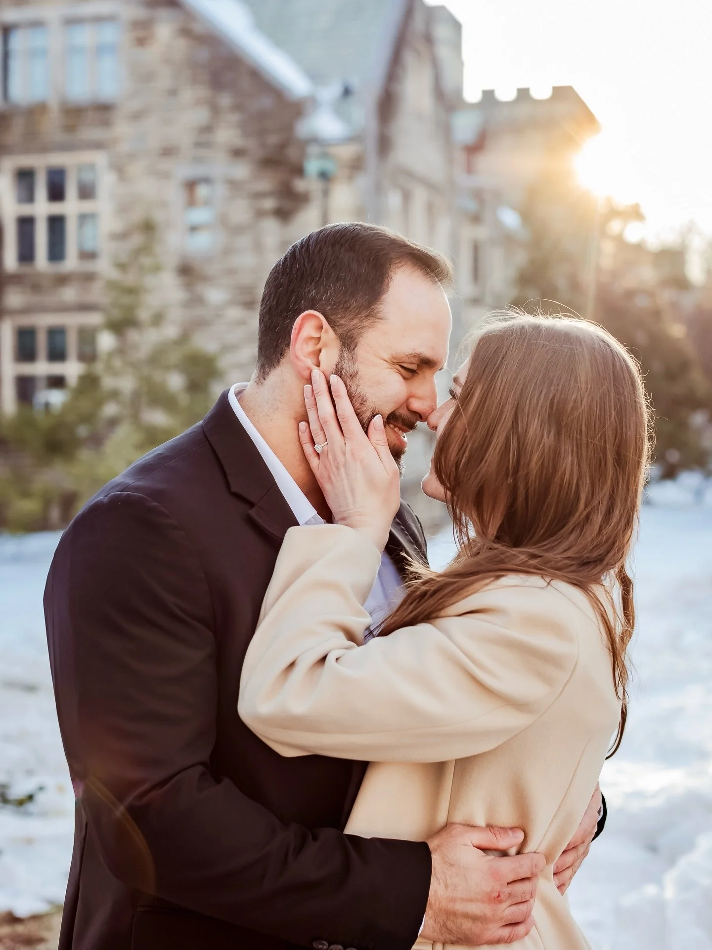 Had this gorgeous engagement session the other day✨

The sunset and the snow ❄️ and the beautiful campus at Princeton were the perfect backdrop for this adorable couples photos

@princeton @anastasia_ferg 

#southjerseyengagementphotographer #southje