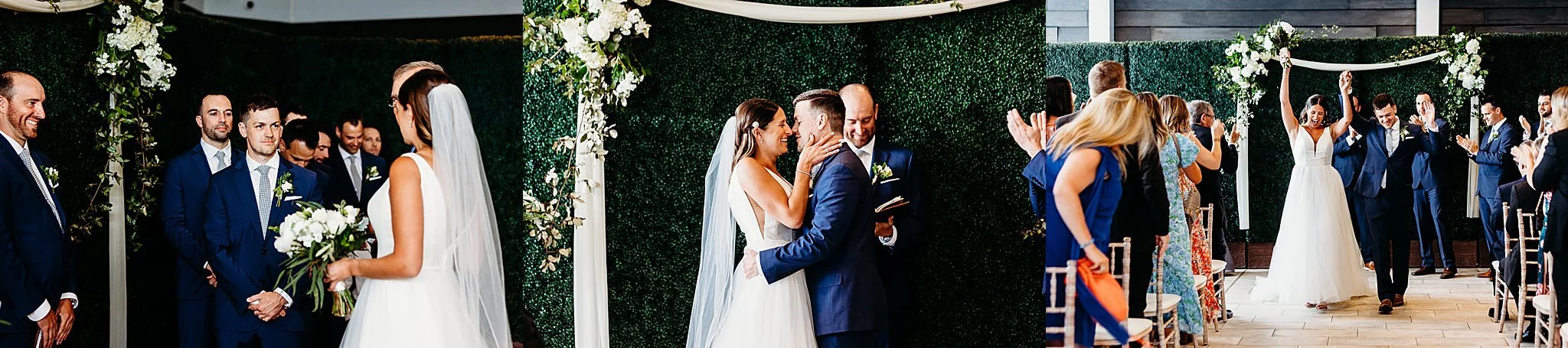 wedding ceremony at Icona Avalon New Jersey