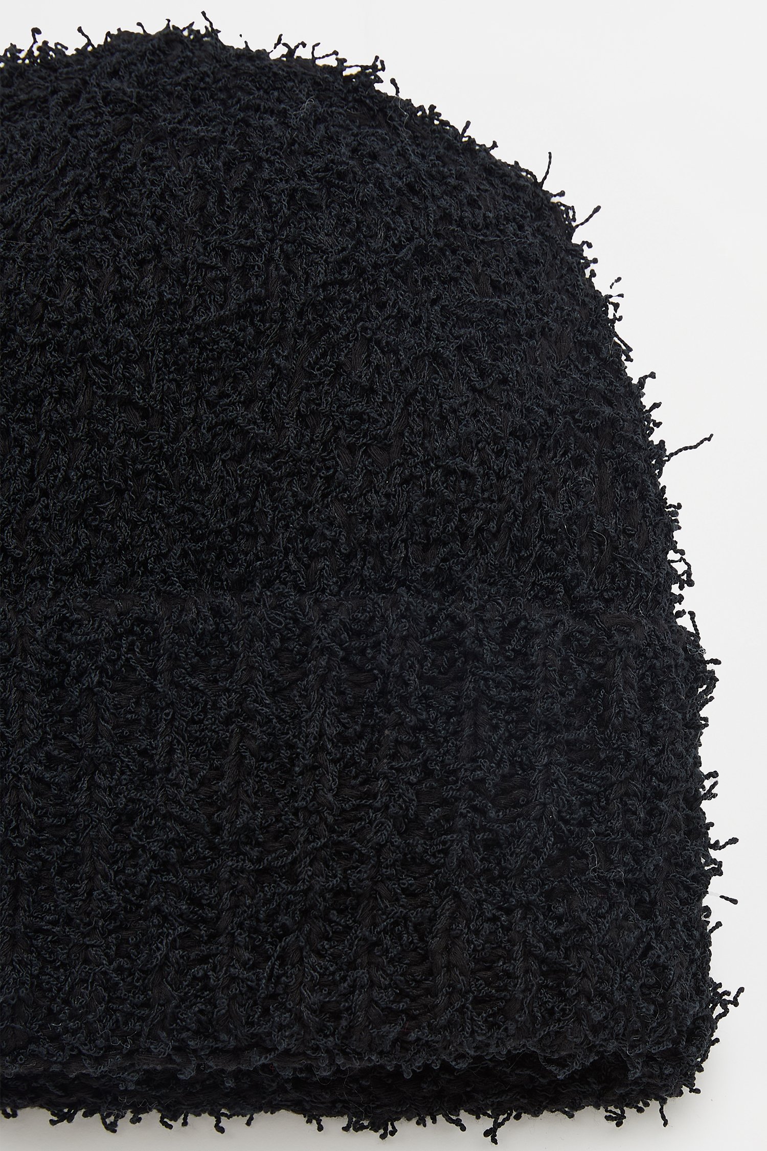 Fringe Knit Beanie Black Close Web Flatlay .jpg