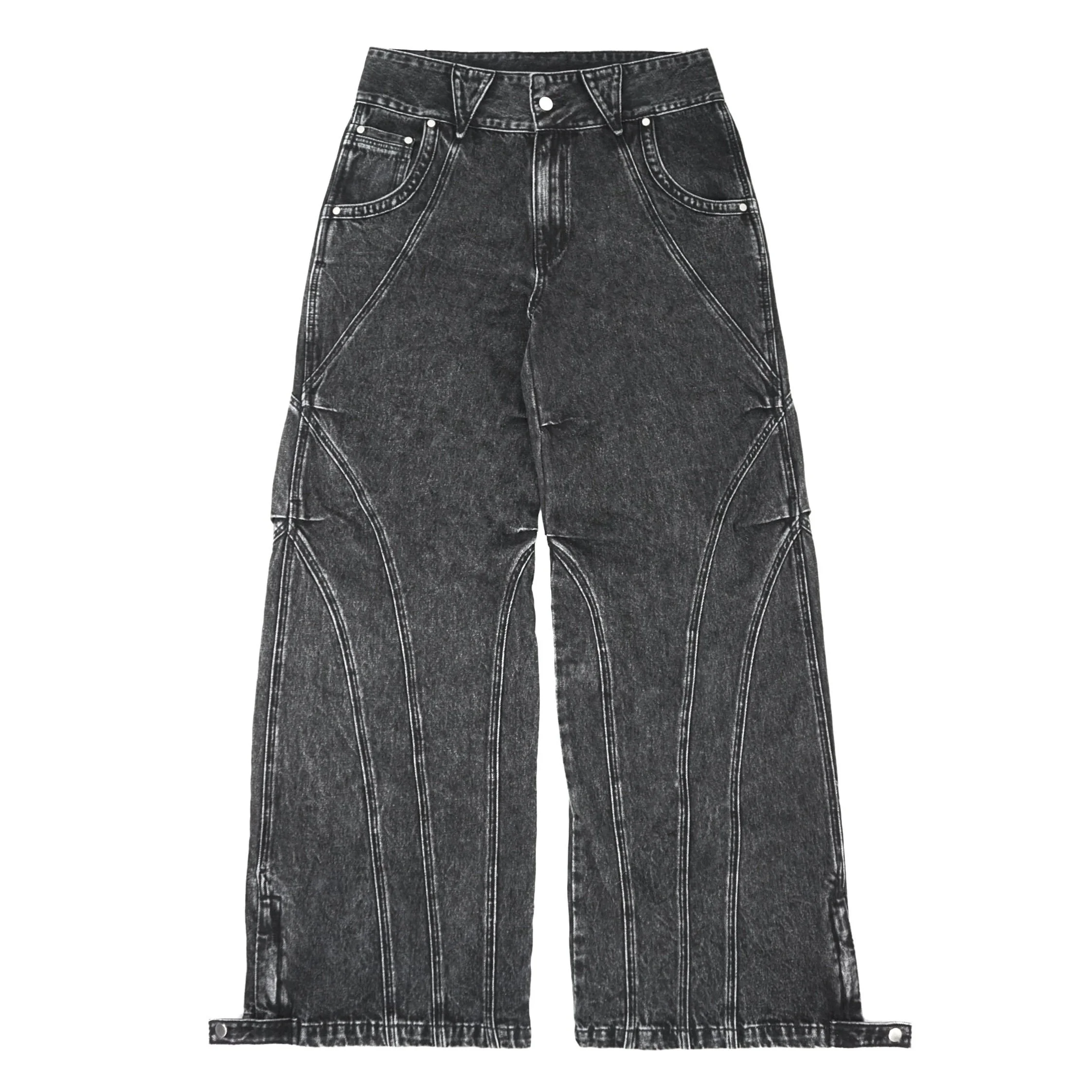 2010ss Y's sarouel black denim archive