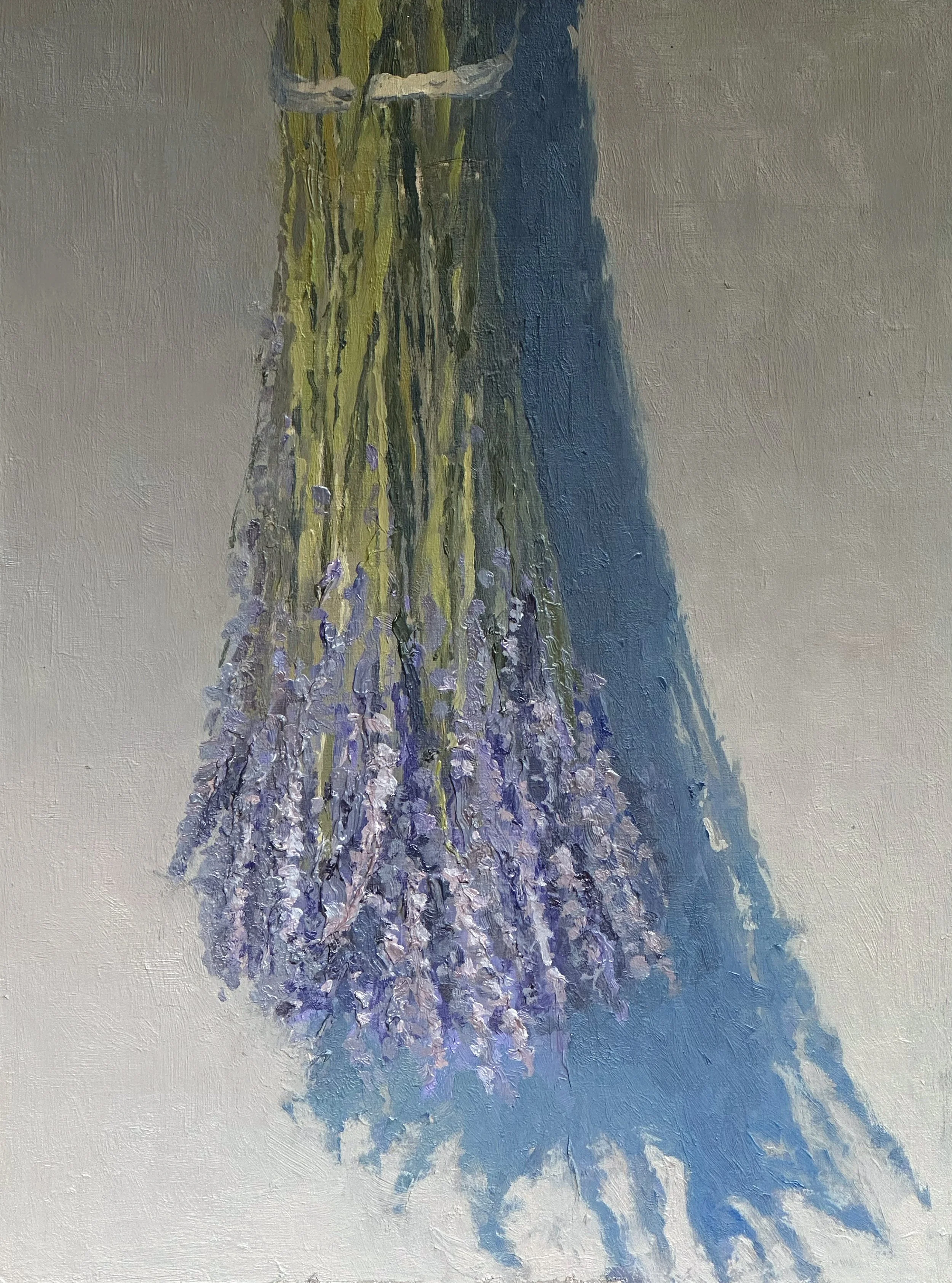 Dried Lavender | Oil, 9x12 - Available