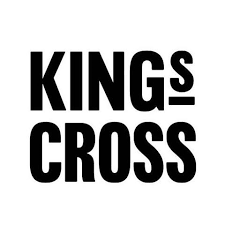 Black and white logo with the words 'KINGS CROSS' stacked vertically.