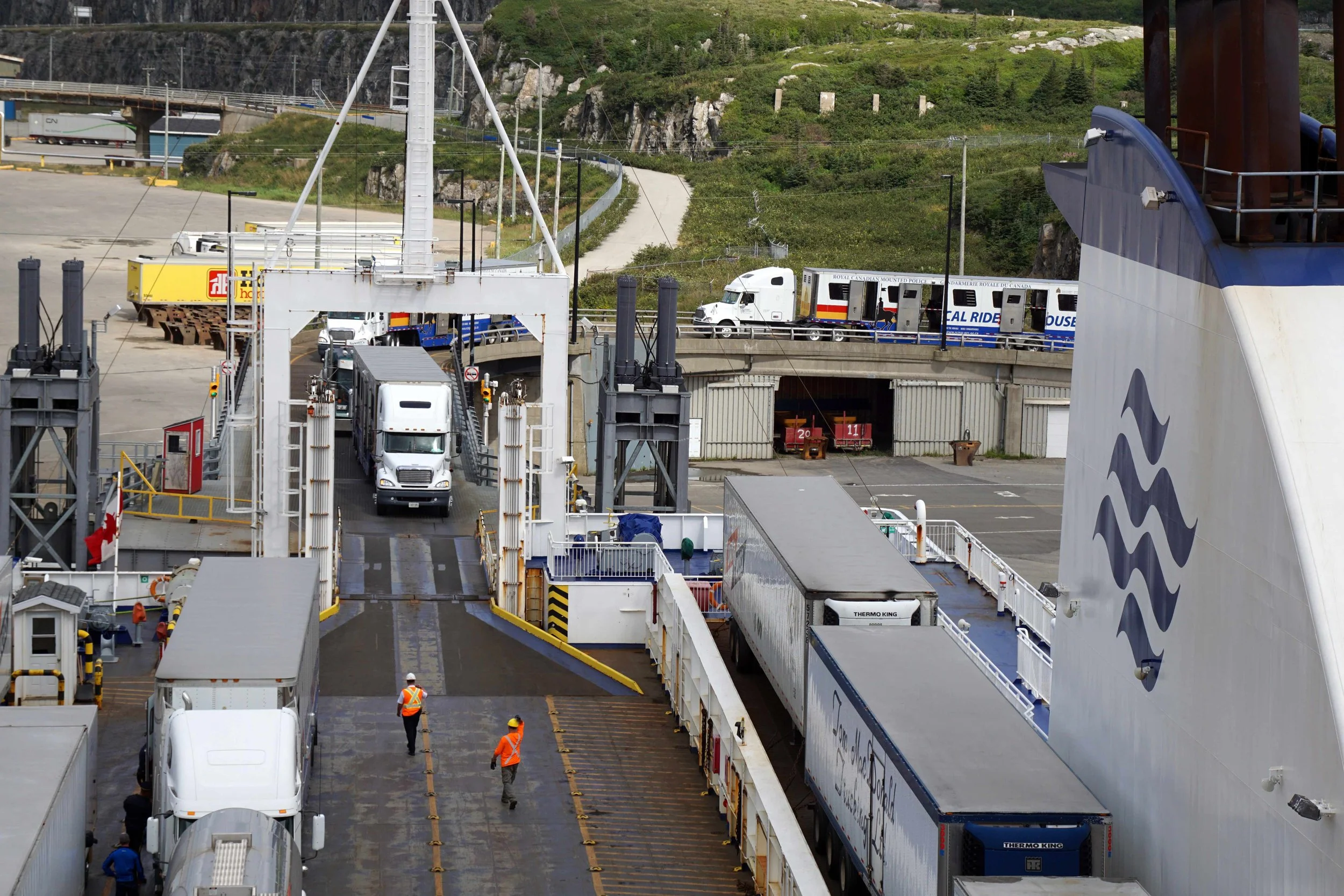 Loading "MV Highlanders"