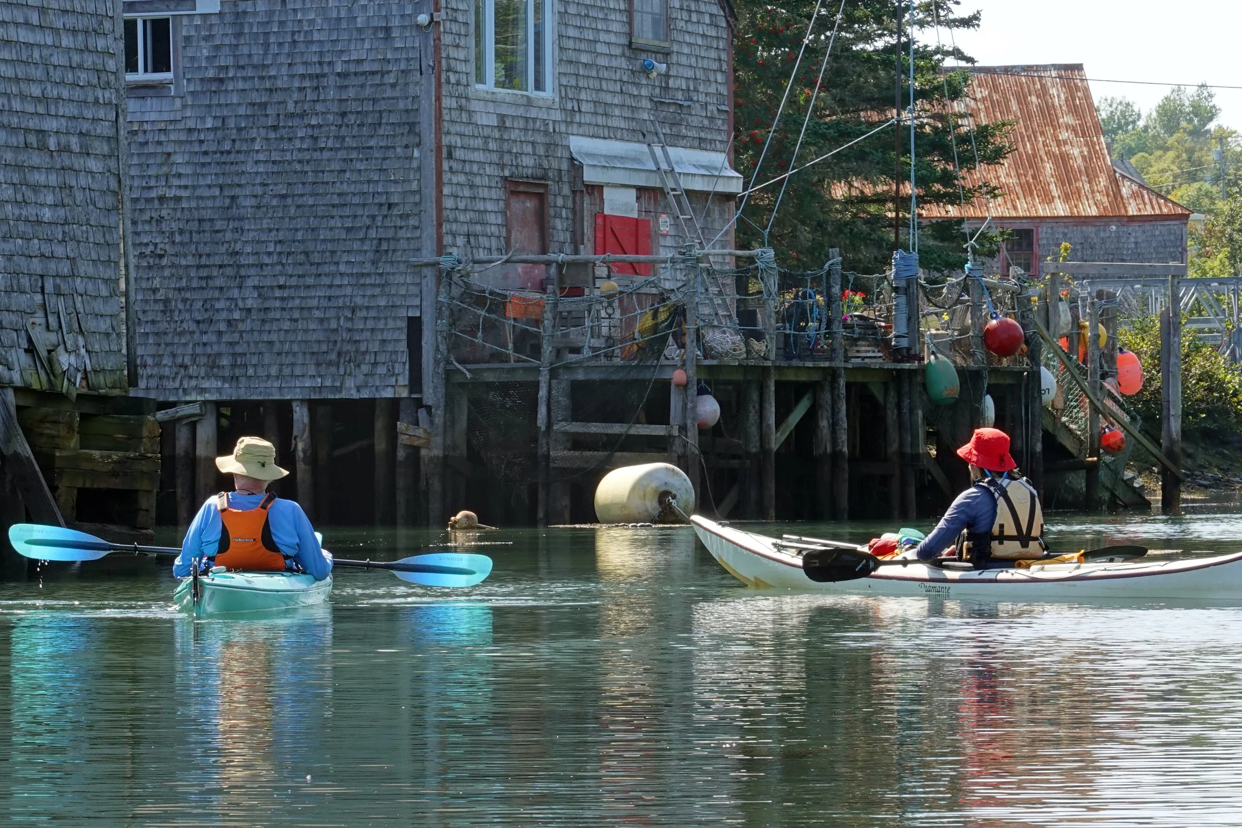 Historic smoked herring shed at Seal Cove