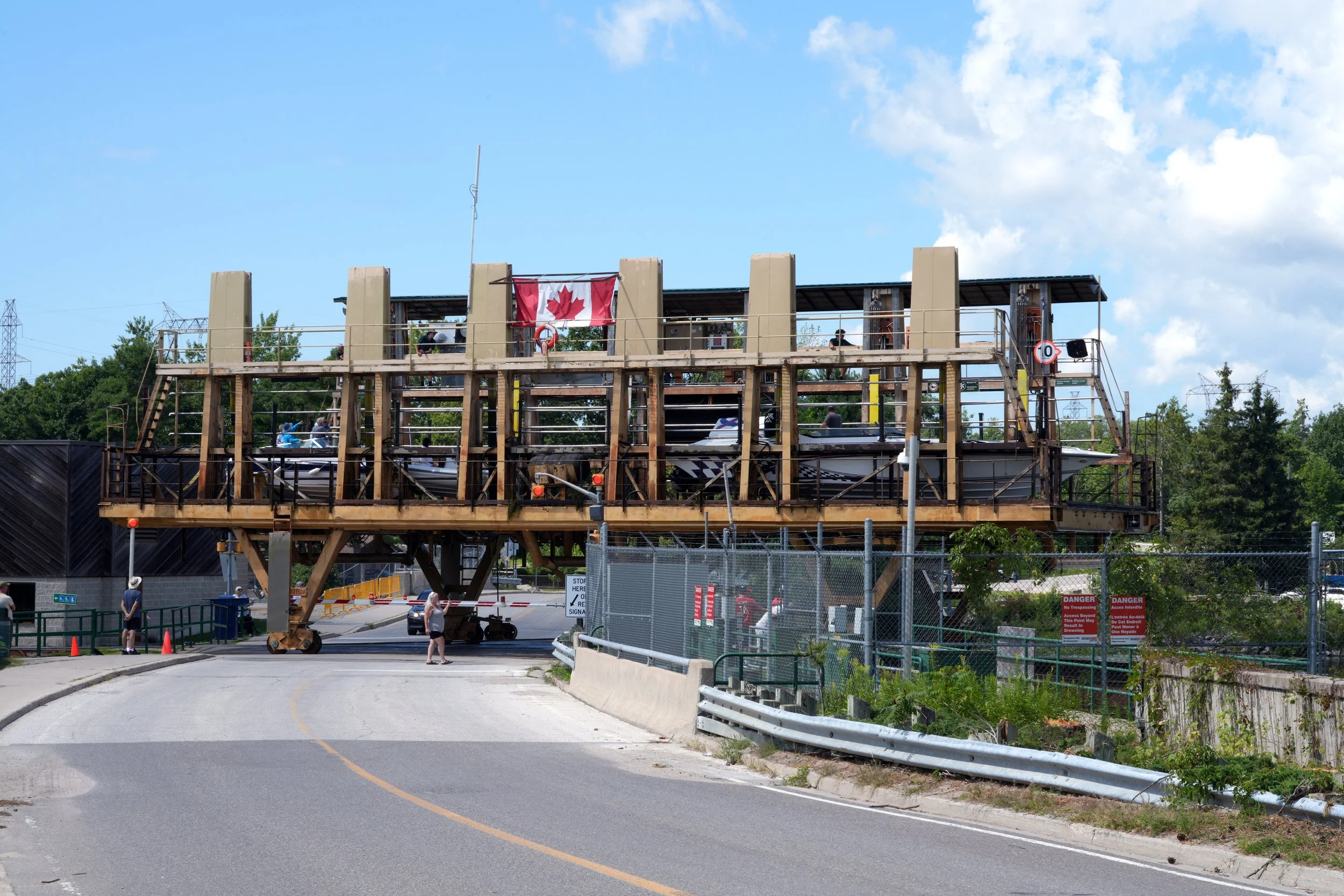 Big Chute marine railway (lock 44) on the Trent-Severn Waterway